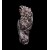 Silver on Calcite Bouismas, Morocco M05277